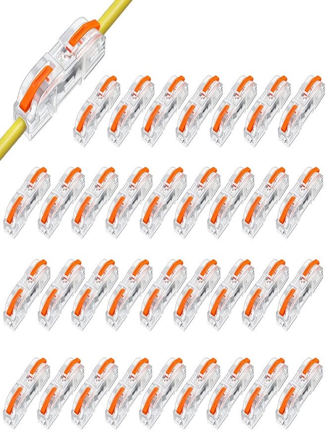 Serplex 34Pcs Wire Connectors - Compact Splicing Wire Jointers Lever Spl-1 Clamp With Control Lever For 28-12 Awg - Image 1